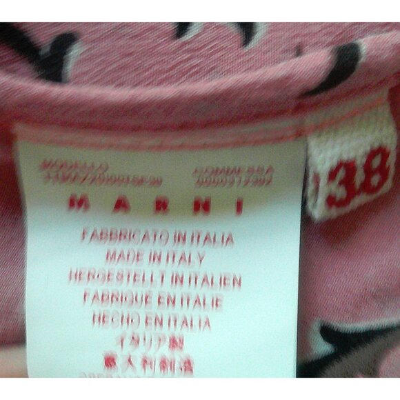 Marni Italy Pink 100% Silk Sleeveless Top IT 38 Sm - Picture 11 of 12